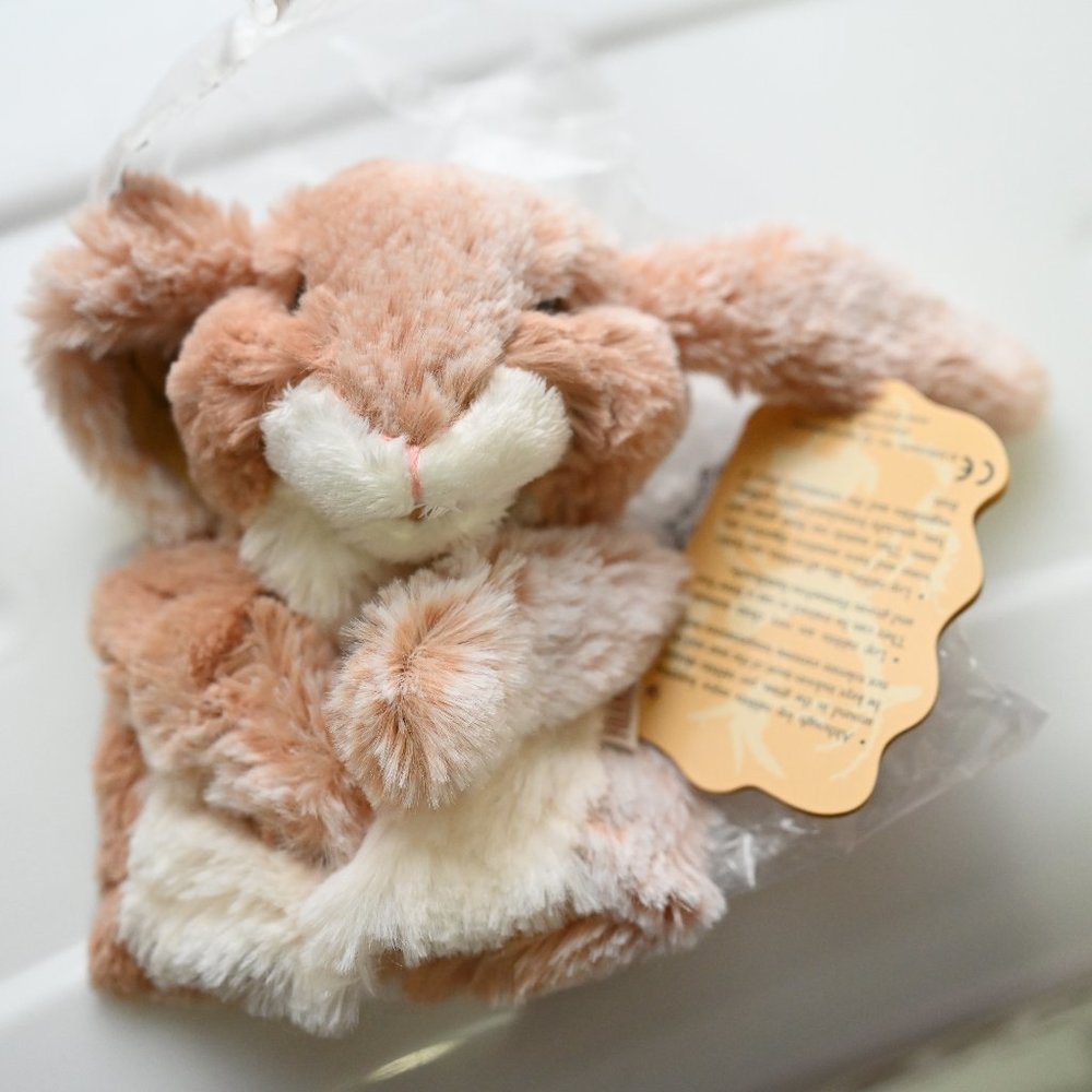 Folkmanis Puppet Little Lop Rabbit Puppet Brand New With Tags